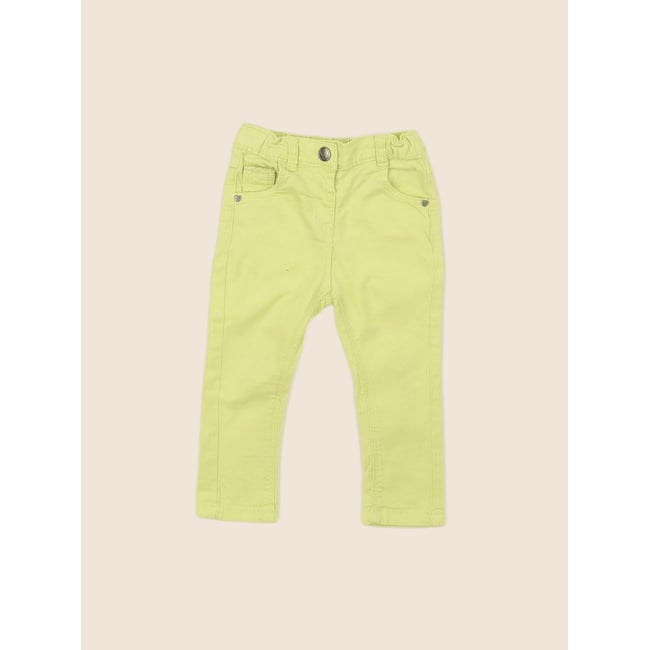 Pantalon - Très bon état jaune <span itemprop=