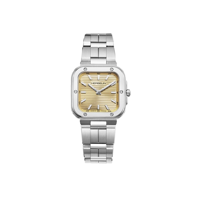Montre Analogique  CAP CAMARAT argenté jaune argenté <span itemprop=