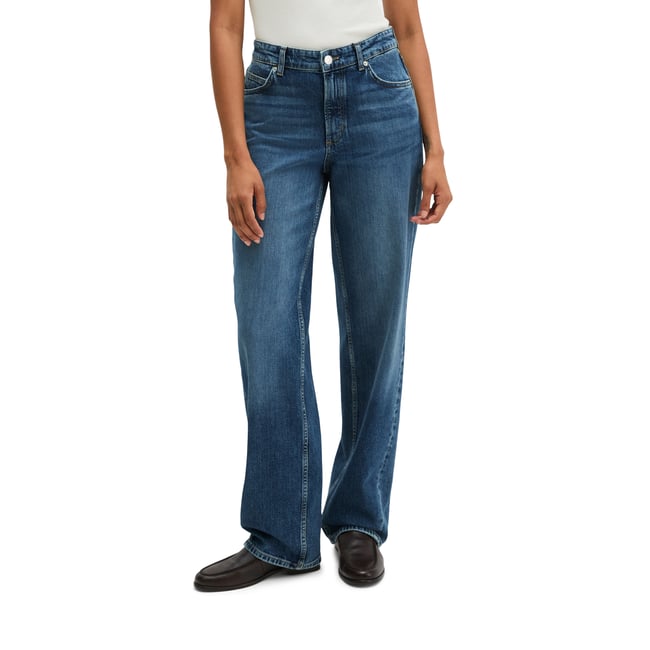 Jeans modèle Leby droit en Circulose® bleu <span itemprop=