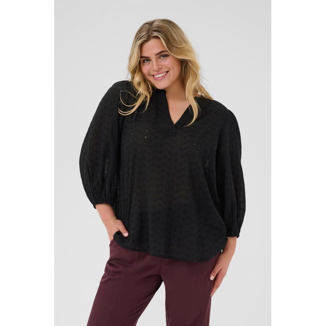 Blouse à manches longues - KAFFE CURVE