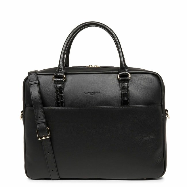 Портфель на молнии MADEMOISELLE BUSINESS черный LANCASTER