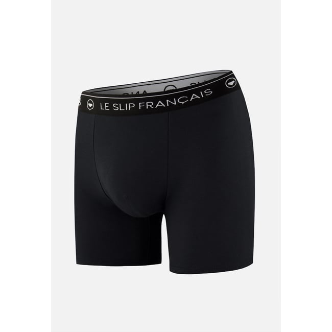 Boxer long bleu en coton Redoutable - LE SLIP FRANCAIS
