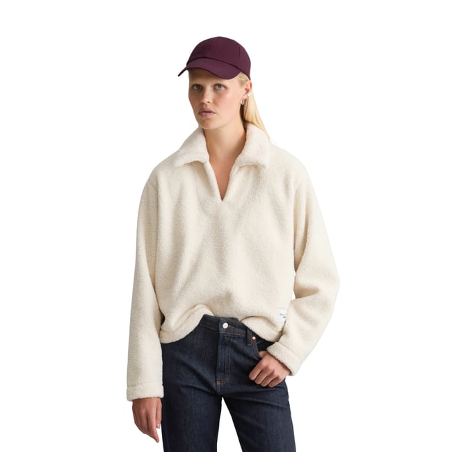 Sweat-shirt en peluche oversize en polyester recyclé - MARC O’POLO DENIM