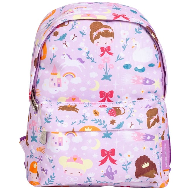 Petit sac à dos bébé violet princesses <span itemprop=