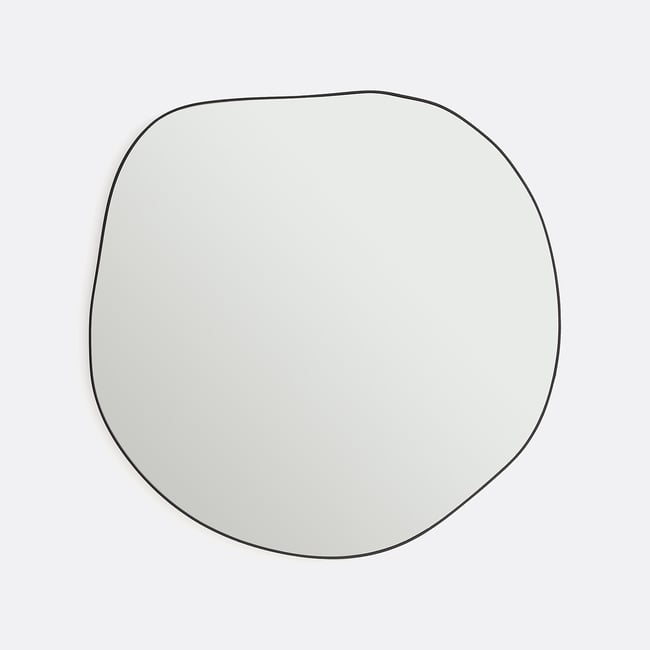 Miroir forme organique, longueur 80 cm, hauteur 80 cm, ORNICA - LA REDOUTE INTERIEURS