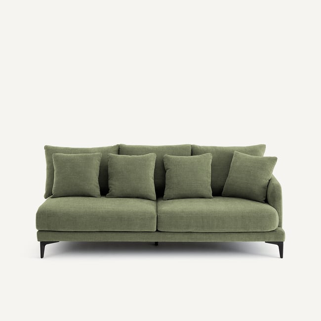 Mezzo divano 3 posti in poliestere cotone, MODERNISTE, design Emmanuel Gallina - EMMANUEL GALLINA X AM.PM