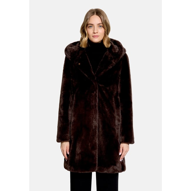 Veste en peluche à capuche - BETTY BARCLAY