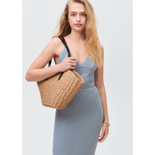 Robe longue crochet - MANGO TEEN