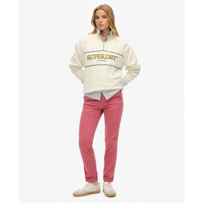 Pantalon chino à taille mi-haute - SUPERDRY