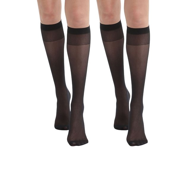 Confezione da 4 paia di gambaletti ECODIM nero DIM