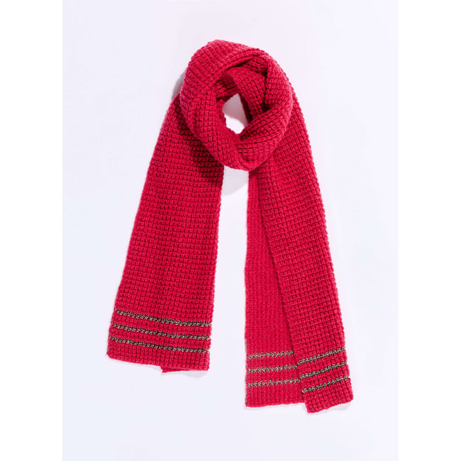 Écharpe maille chaude fil textile DISCO - PRINCESSE NOMADE