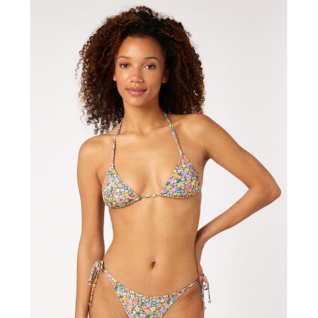 Haut de Maillot de bain triangle coulissant Afterglow multico - multicouleur <span itemprop=