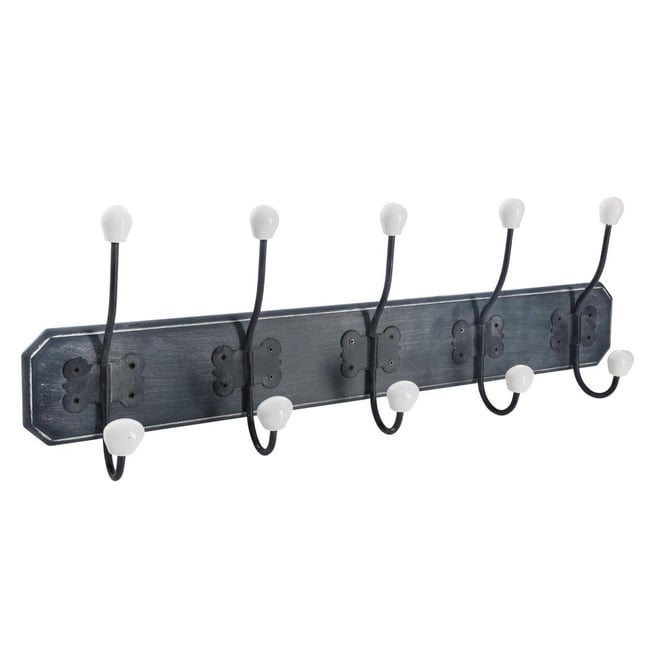 Patère RUBEN Couleur gris foncé <span itemprop=