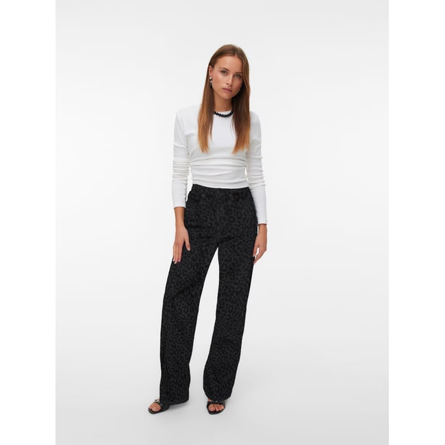 Jean À Coupe Large black denim <span itemprop=