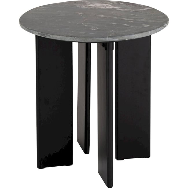 Table d'appoint en marbre Couleur noir <span itemprop=