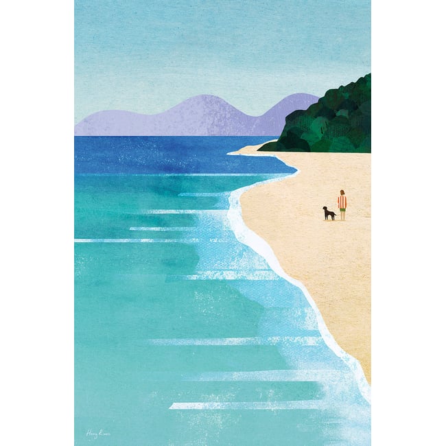 Tableau neo vintage beach girl iii - HEXOA