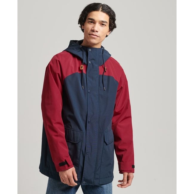 Veste de voile Vintage bleu marine chrome nordique <span itemprop=