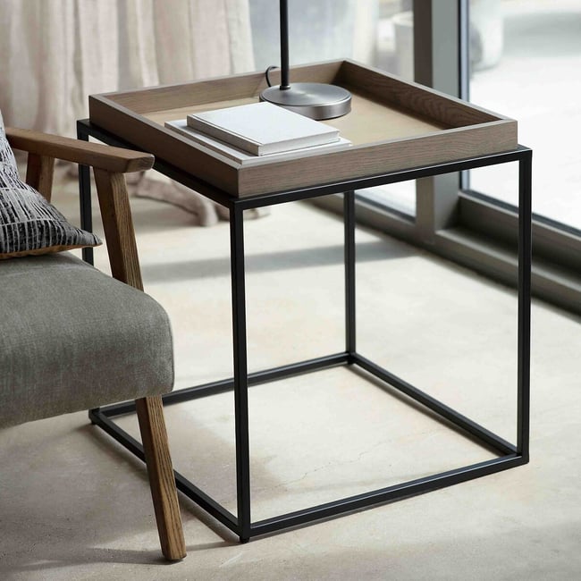 Fjord Oak Tray Side Table, oak, ÉDITÉ