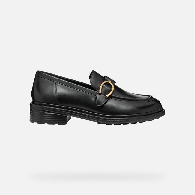 Mocassins D WALK PLEASURE noir <span itemprop=