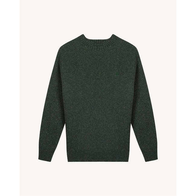 Pull laine LUCIO LUCIO kaki <span itemprop=