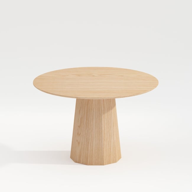Table repas placage chêne naturel Couleur naturel clair <span itemprop=