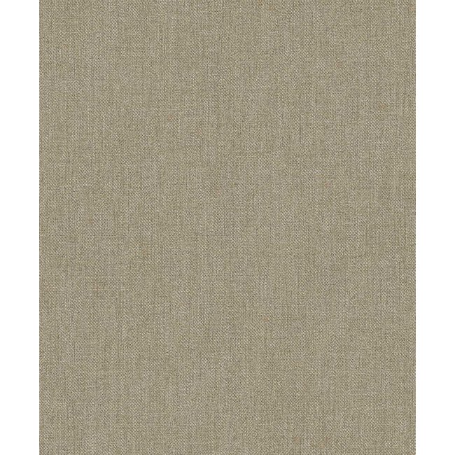 Papier peint uni effet toile jute kaki bronze Couleur beige <span itemprop=