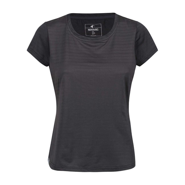 T-shirt manches courtes motif/style rayures horizontales gris <span itemprop=