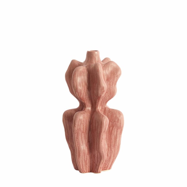Vase Céramique NARA Couleur corail <span itemprop=