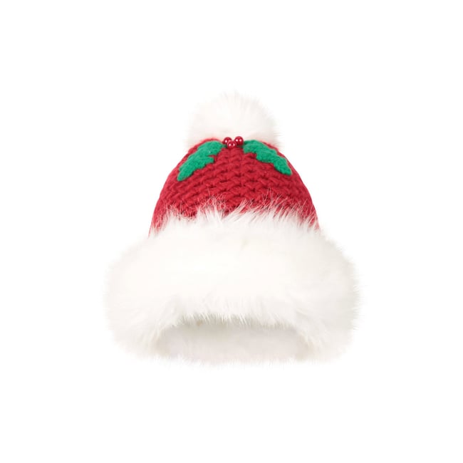Bonnet MRS CLAUS rouge <span itemprop=