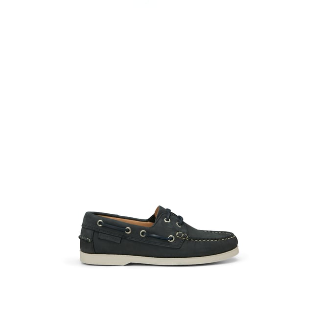 Chaussure bateau modèle Nadja en cuir de vachette nubuck souple - MARC O'POLO