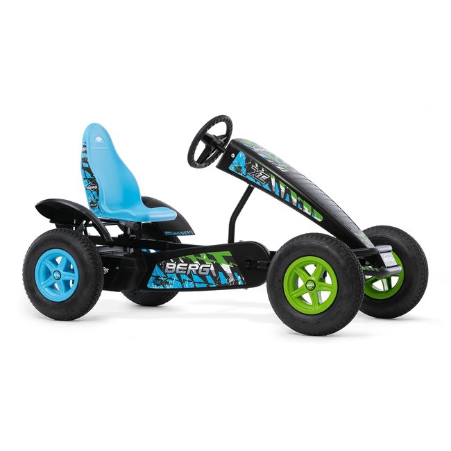 Kart à pédale électrique tout terrain XXL X-ite E-BFR noir <span itemprop=