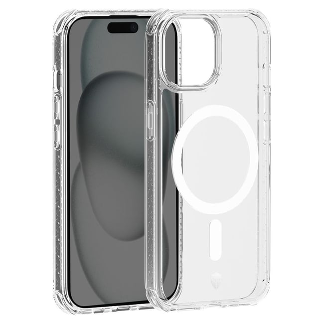 Coque iPhone 15 Plus MagSafe transparente - FORCE CASE