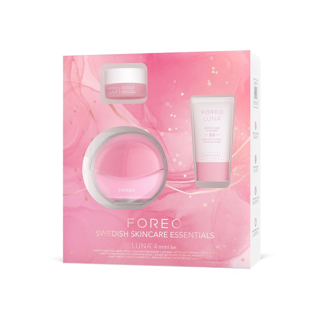 Set Luna 4 mini rosa <span itemprop=