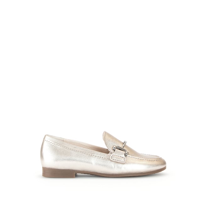 Mocassins en cuir grainé à talon décroché - GABOR