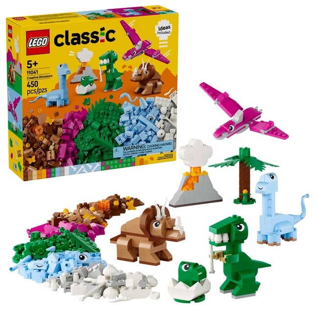 Classic Les dinosaures créatifs multicolore <span itemprop=