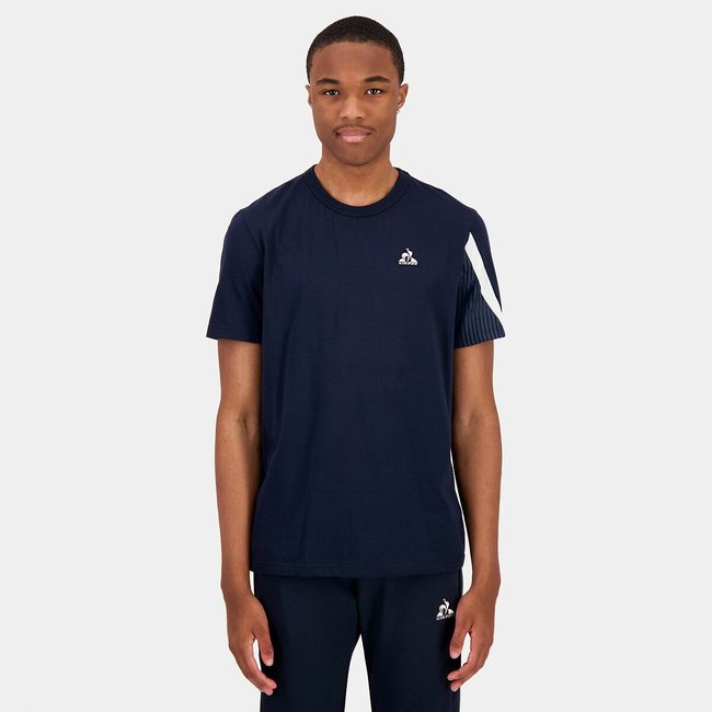 T-shirt manches courtes Homme Le coq sportif ESS TEE SS N4 M Bleu Sport