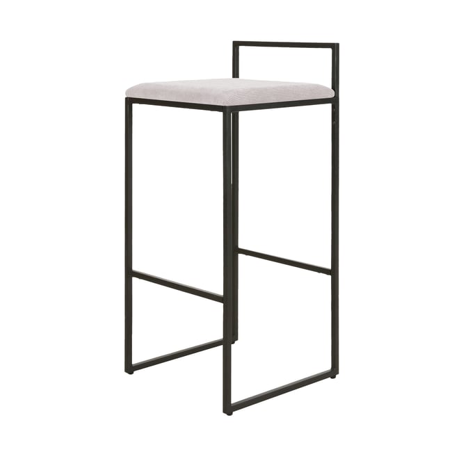 Tabouret Rembourrée - STAN Couleur beige <span itemprop=