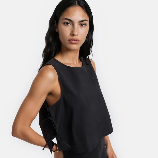 Sleeveless Side Tie Top - LA REDOUTE COLLECTIONS