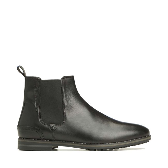 BOOTS-BOTTINE cuir EINSTEINO noir <span itemprop=