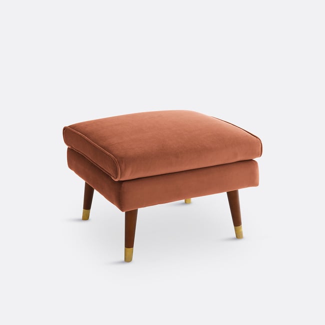 Pouf en velours (Y) - LA REDOUTE INTERIEURS