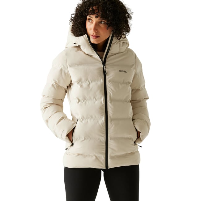 Veste matelassée ALTORO blanc cassé <span itemprop=