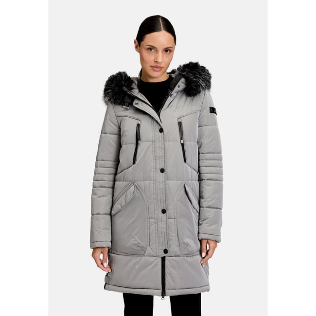 Veste matelassée à capuche quicksilver <span itemprop=