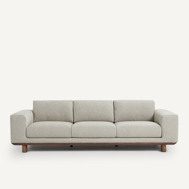 Sofa Cerea, Strukturgewebe Viskose/Leinen natur <span itemprop=