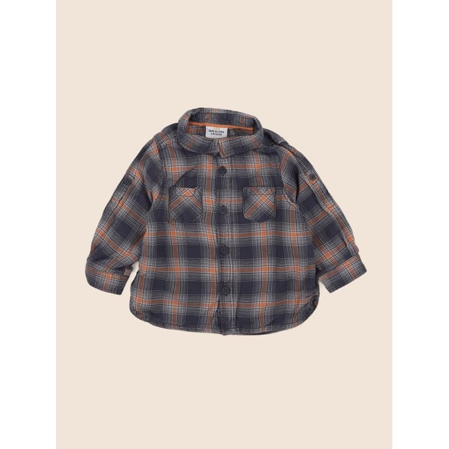 Chemise - Très bon état gris <span itemprop=