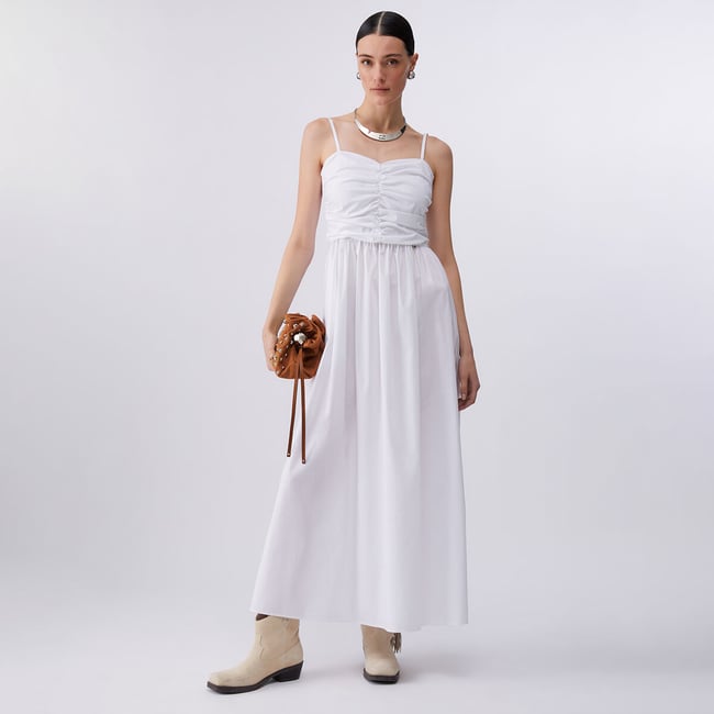 Robe longue en popeline - LIU JO