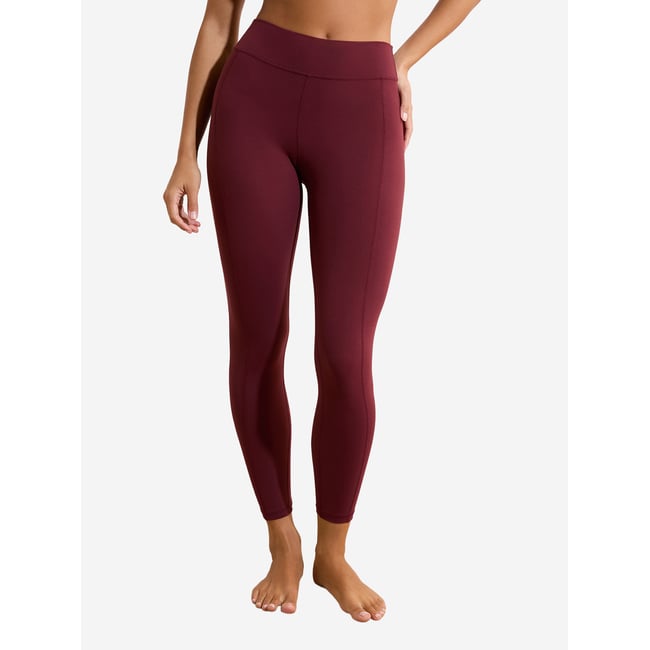 Legging taille haute en microfibre TECHNIQUE grenadine <span itemprop=