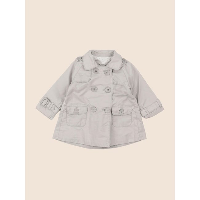 Trench - Etat satisfaisant gris <span itemprop=