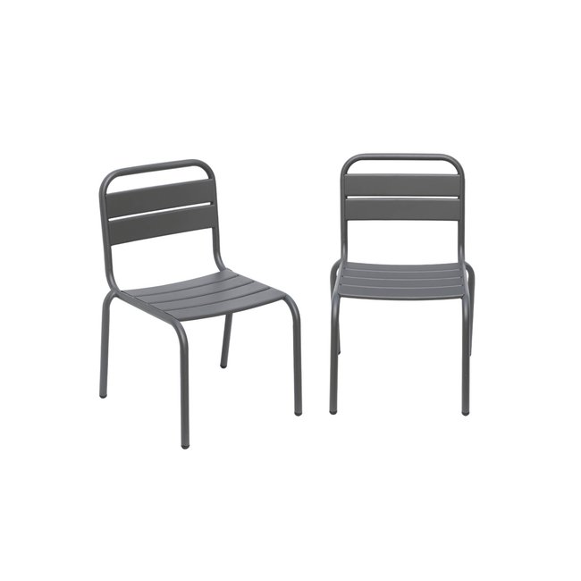 Chaise enfant, salon de jardin enfant métal (lot de 2) KRISTOFF - SWEEEK