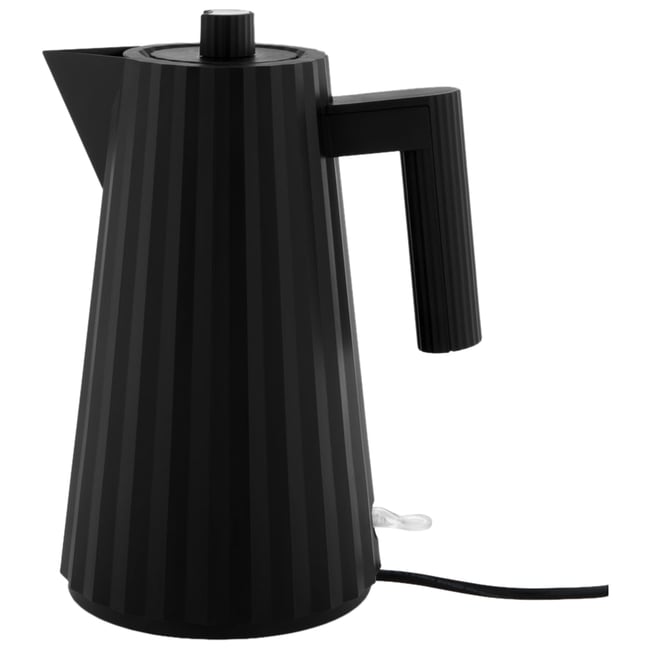 Bouilloire électrique plisse résine noir 1,7l noir <span itemprop=