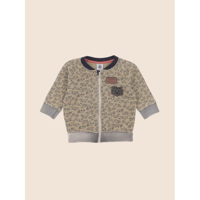 Sweat - Etat satisfaisant marron <span itemprop=